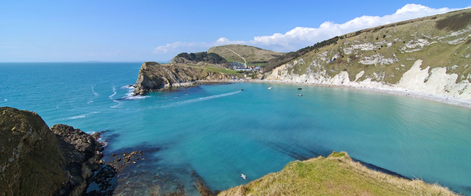 Lulworth Cove in Dorset