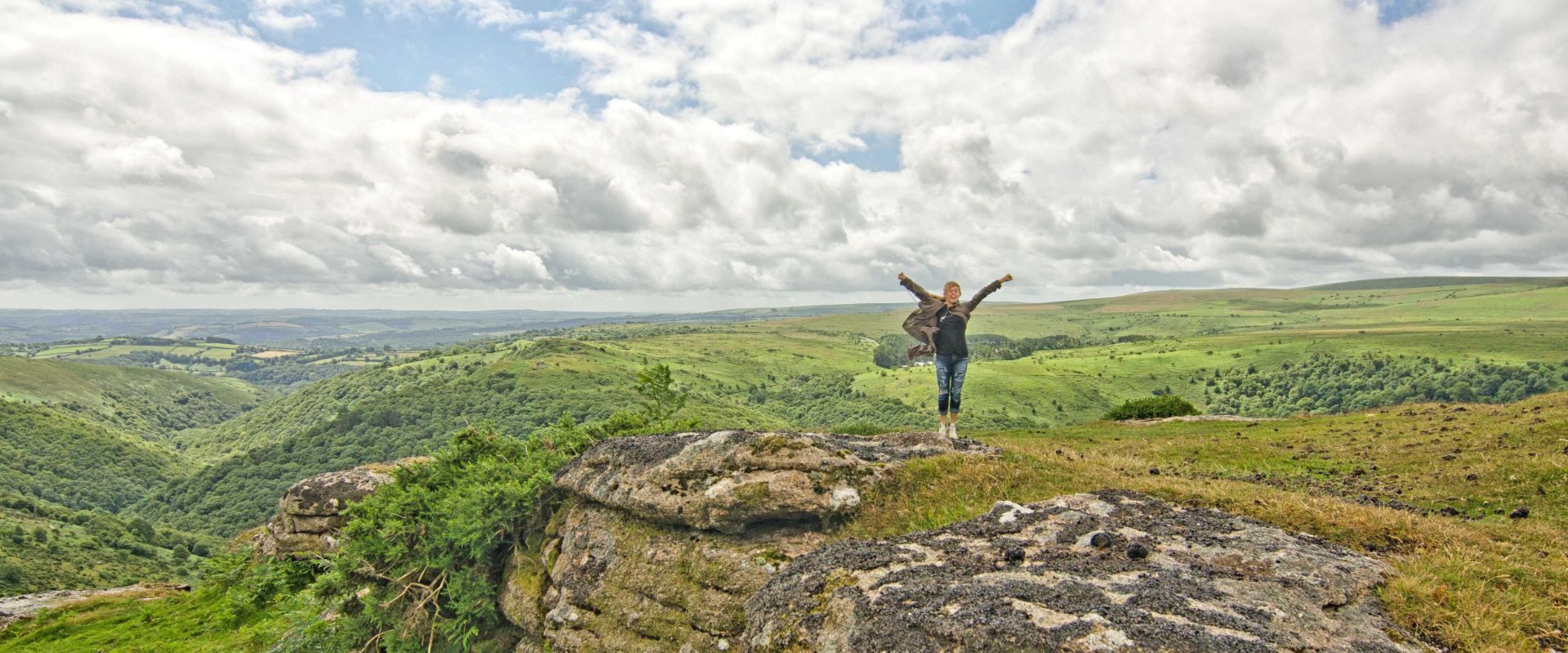 Guest on Sharptor during the Ultimate Dartmoor Experience