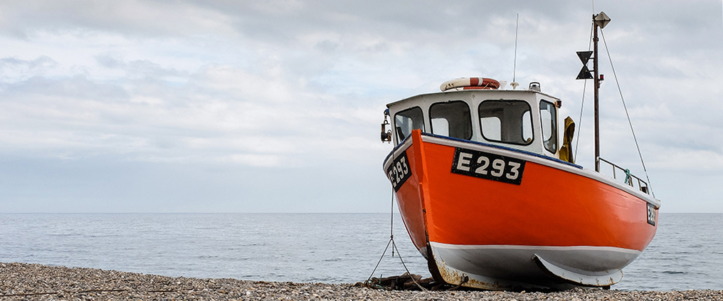 Fishing boat at Branscombe