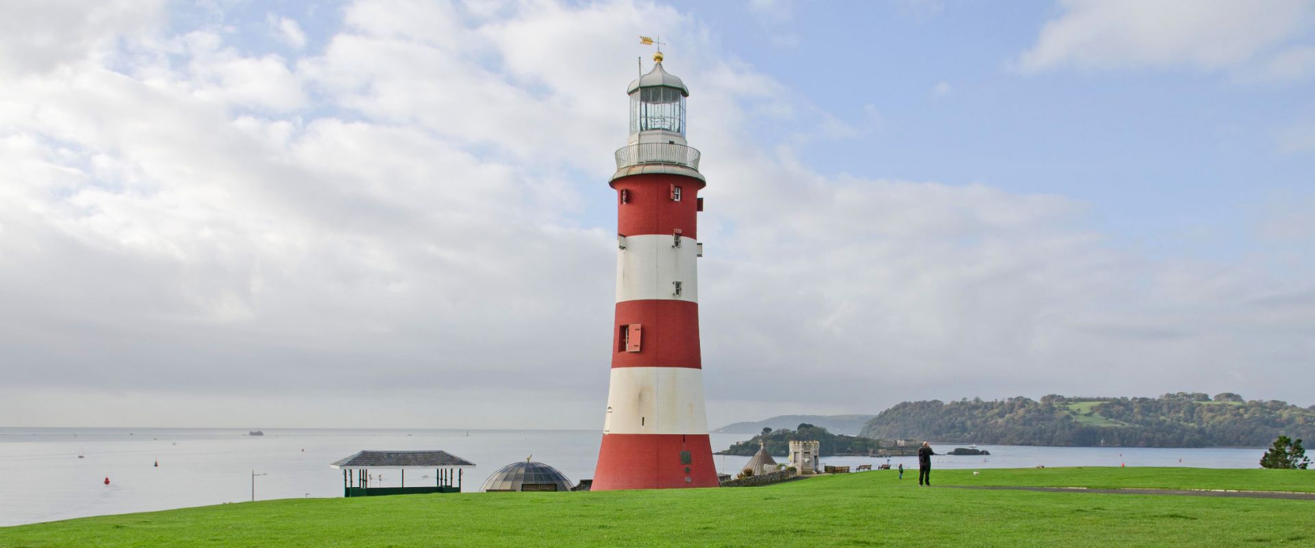 Smeaton's Tower on the Hoe in Plymouth