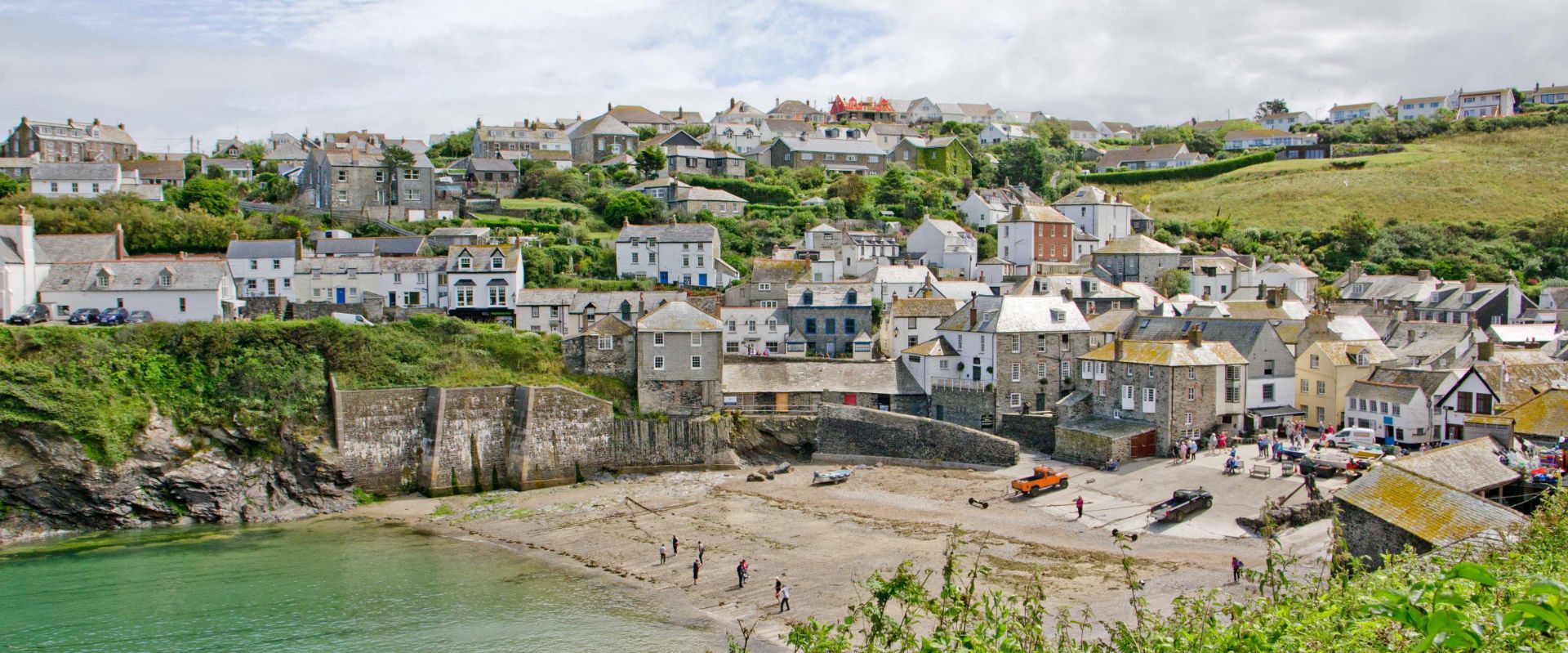 A view of Port Isaac in Cornwall