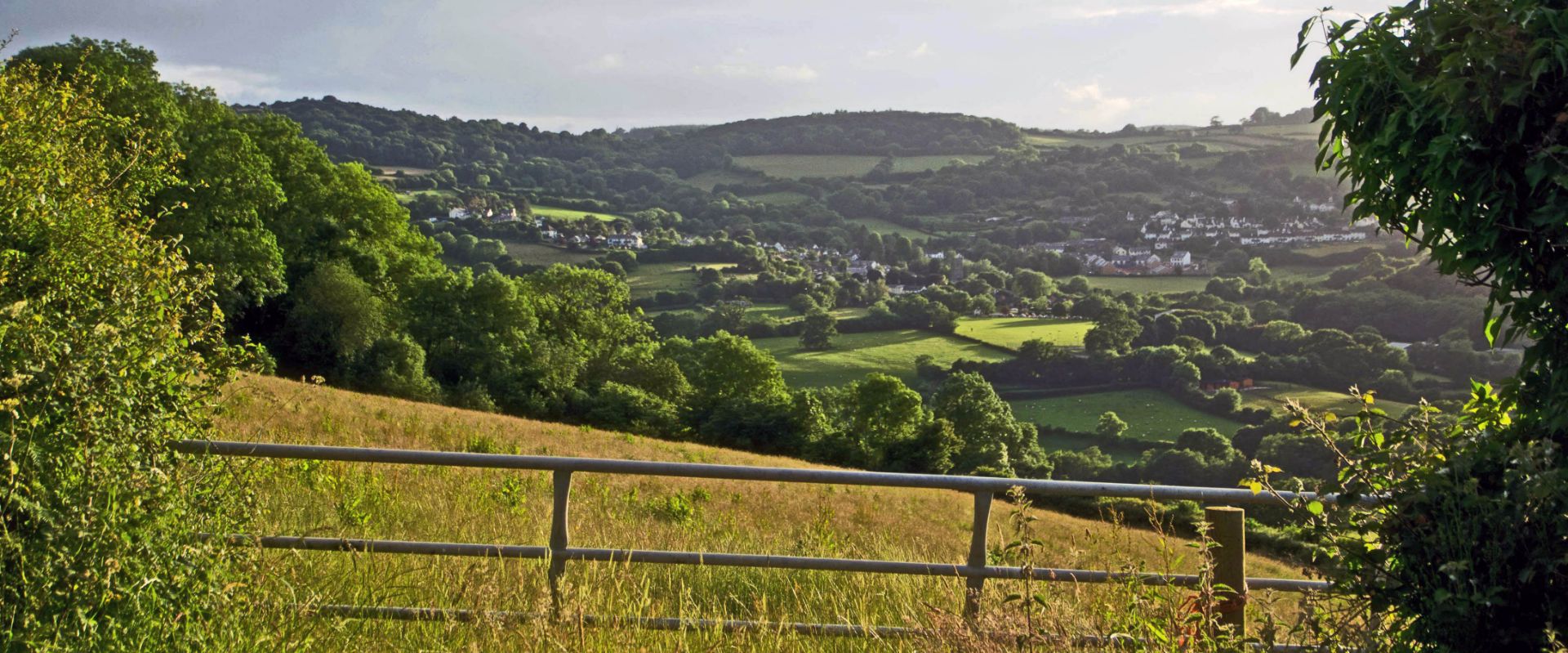 A typical Devon view, looking across the Teign Valley