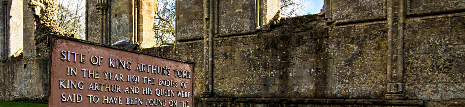 King Arthur's Tomb at Glastonbury Abbey