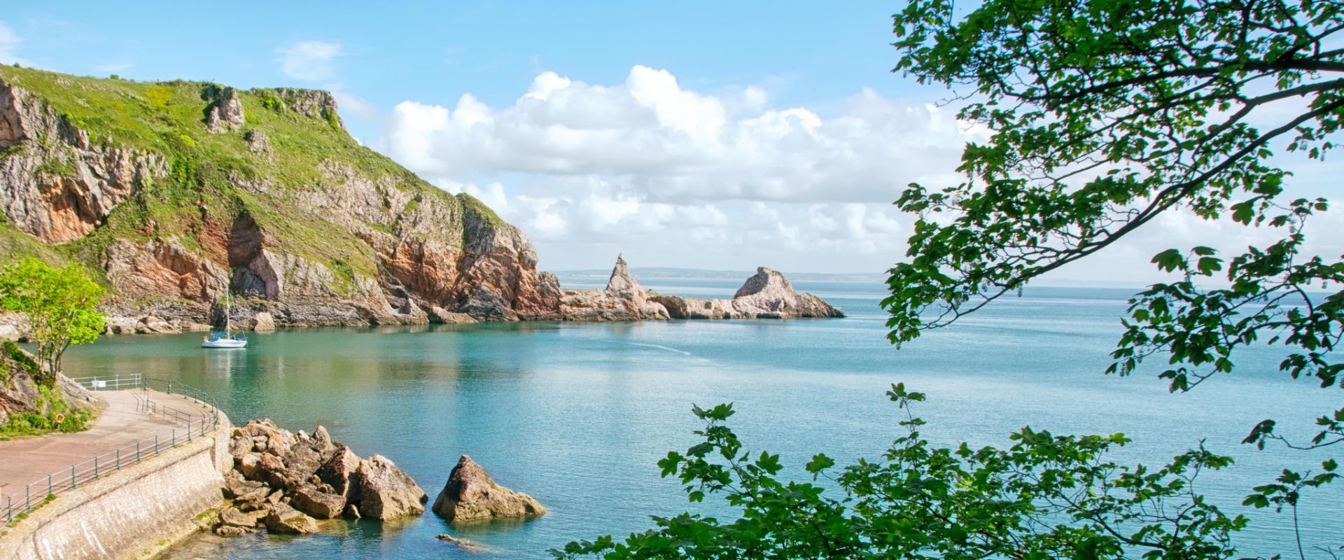 Ansteys Cove near Torquay in Devon