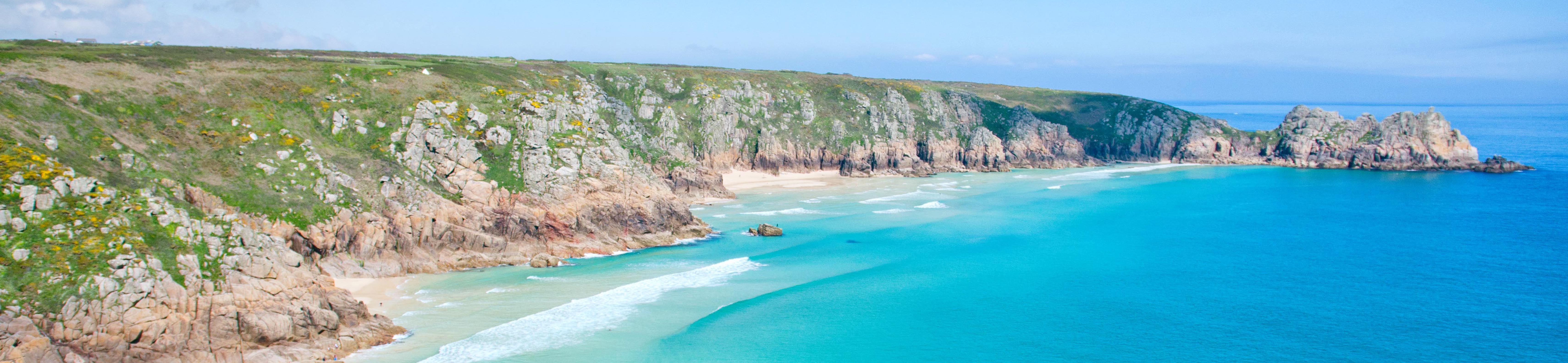 Porthcurno in North Cornwall