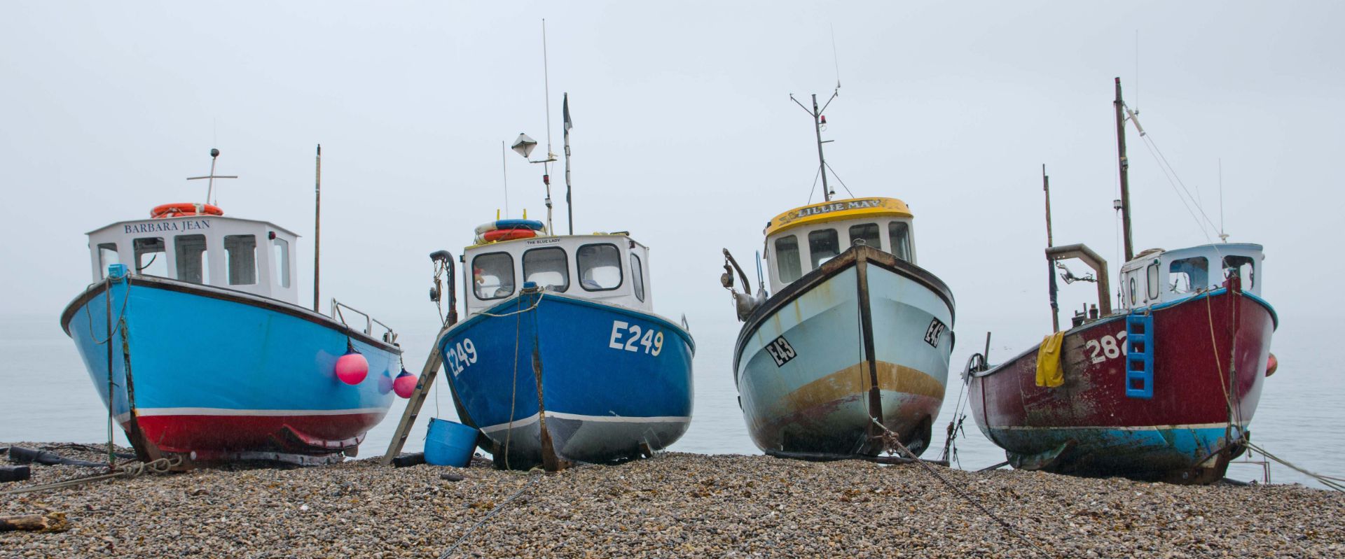 Fishing boats at Beer in Devon