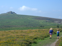 Walkers on Dartmoor Devon Walkers on Dartmoor Devon attraction