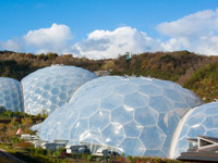 The Eden Project, Cornwall. The Eden Project, Cornwall.