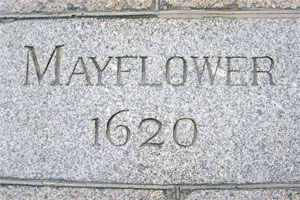 Plymouth Mayflower Steps 1620