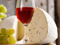 vineyard tour - wine with cheese