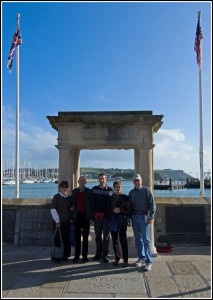 6 - Previous American Guests at the Mayflower Steps in Plymouth